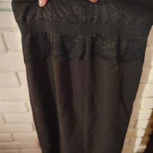Black Lace Dressy Skirt